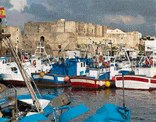 Fischereihafen Tarifa, Andalusien