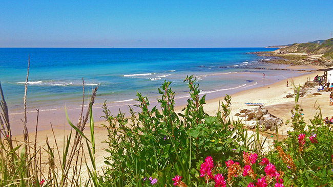 La playa de los Lances tarifa en primavera