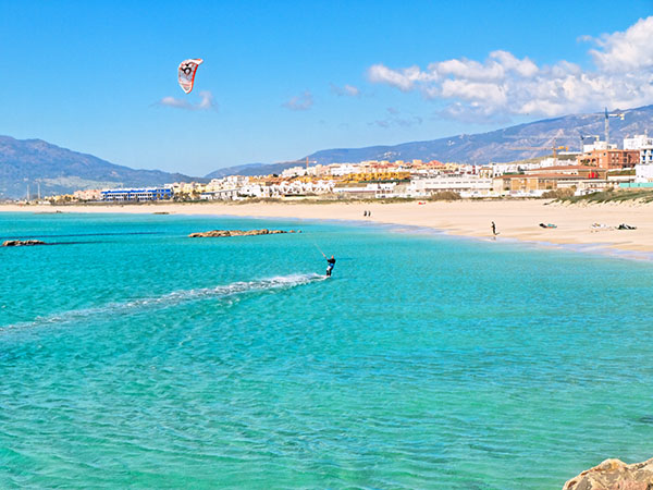 playa los lances en Tarifa, andalusia